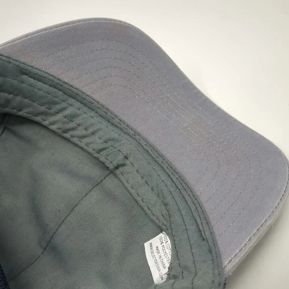 Knob Creek Trucker Hat Gray Blue One Size 100 Proof Clermont Kentucky Snapback